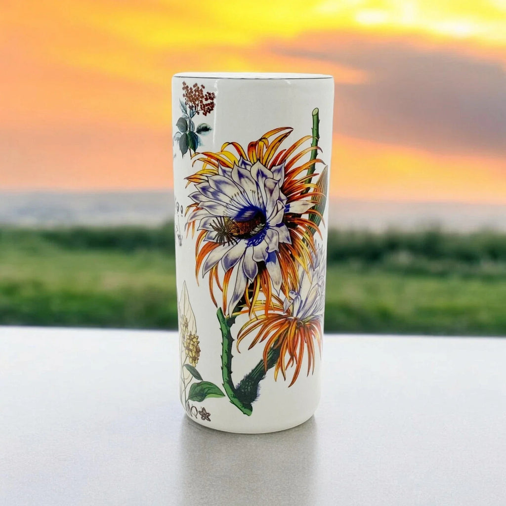 Summer Floral Ceramic Round Umbrella stand A Sophisticated Touch for Home