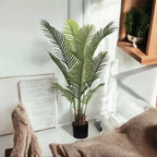 Palm Tree 130cm Large Artificial Fake Tropical Plant in Pot Indoor Outdoor Decor