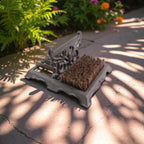 Heavy Duty Weatherproof Outdoor Cast Iron Boot Scraper Brush Decorative Classic