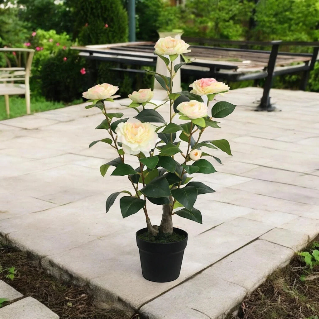 Camellia Plant 58cm Artificial Tree Fake Tropical Plant Indoor Outdoor