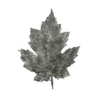 Leaf Design Candle Holder Silver Wall Mounted Metal Home Art Deco Gift 66cm