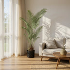 Palm Tree 130cm Large Artificial Fake Tropical Plant in Pot Indoor Outdoor Decor