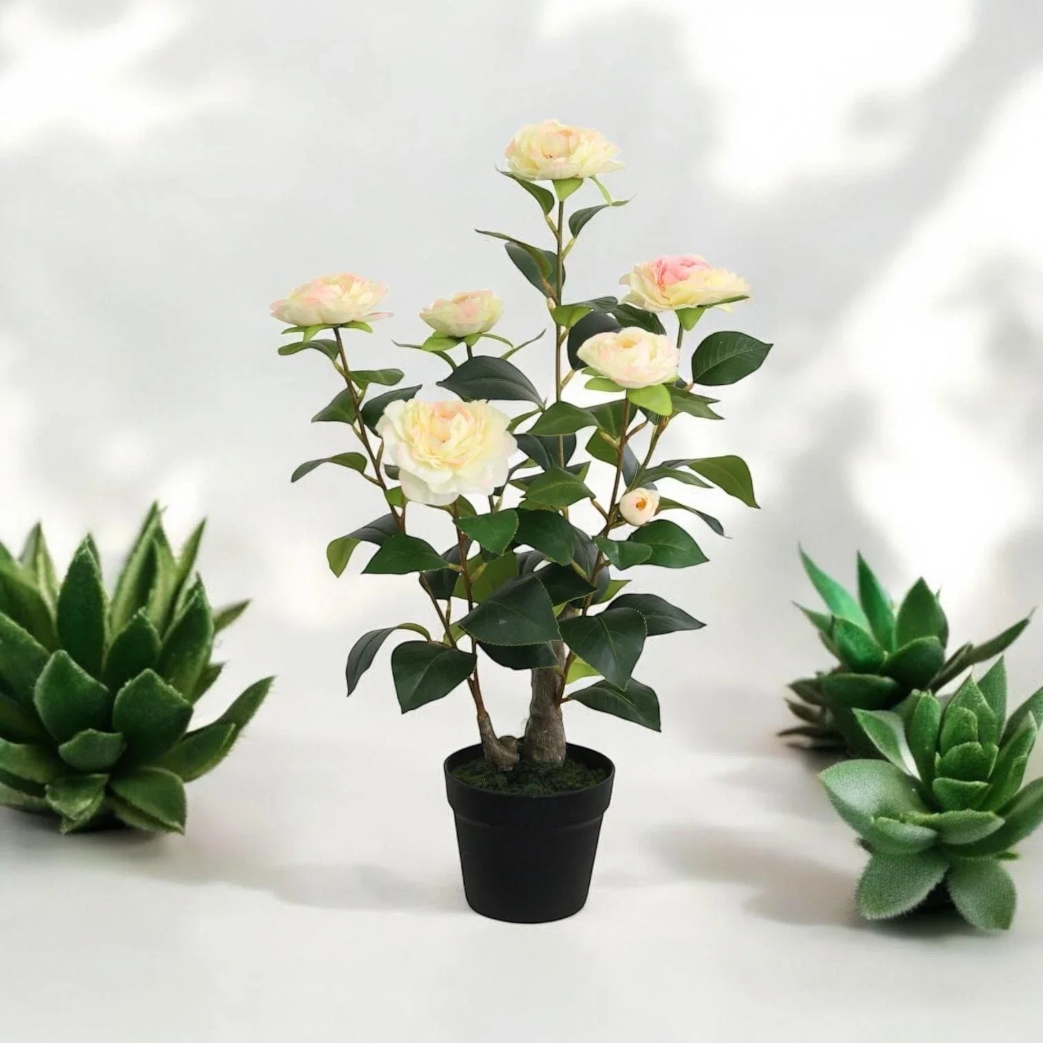 Camellia Plant 58cm Artificial Tree Fake Tropical Plant Indoor Outdoor
