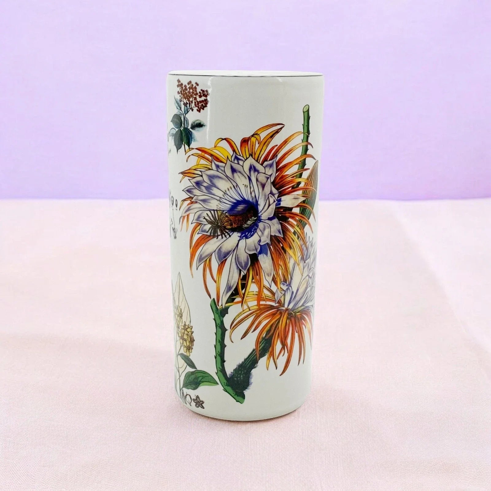 Summer Floral Ceramic Round Umbrella stand A Sophisticated Touch for Home