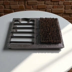 Heavy Duty Weatherproof Outdoor Cast Iron Boot Scraper Brush Decorative Classic