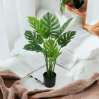 Monstera Bonsai Tree 90cm Large Artificial Fake Tropical Plant Indoor Outdoor