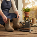 Cast Iron Watering Can Boot Brush Shoe Scraper Heavy Duty Muddy Shoes Wellies