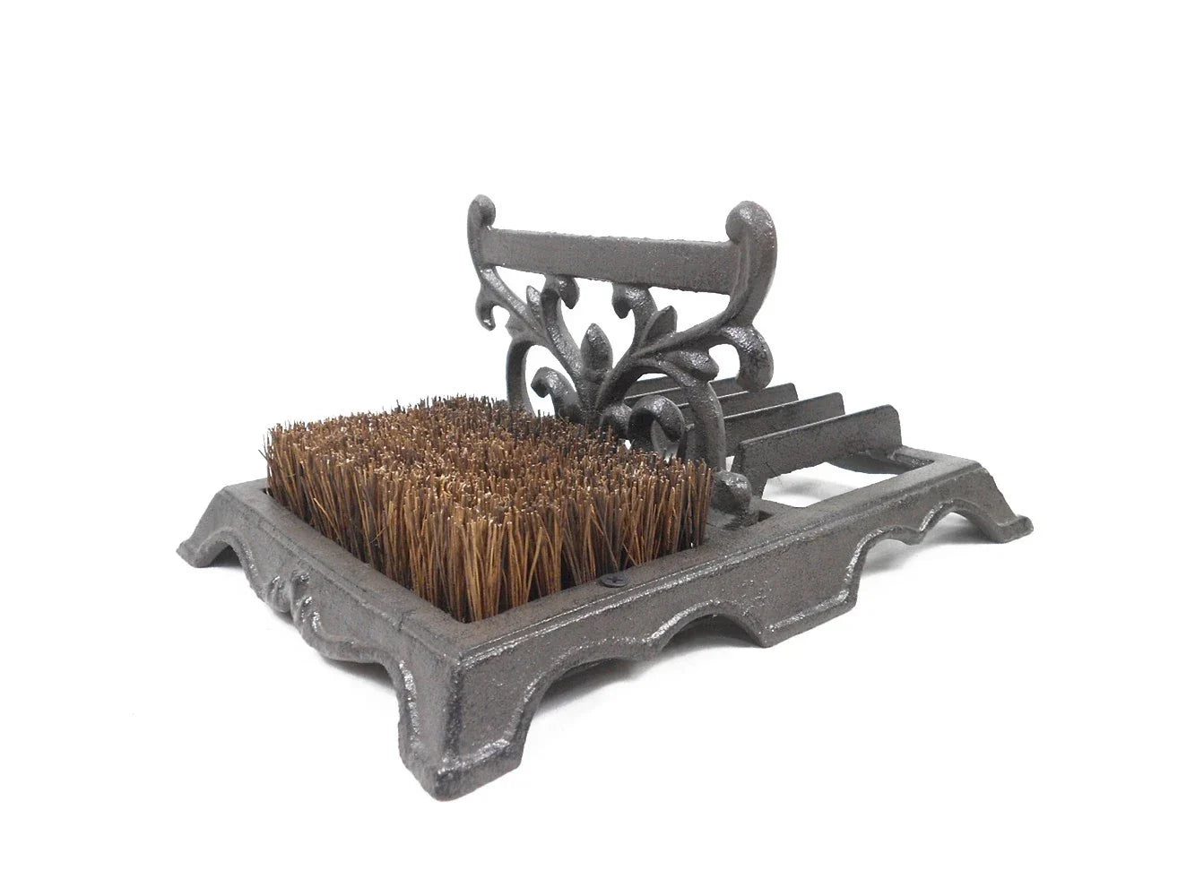 Heavy Duty Weatherproof Outdoor Cast Iron Boot Scraper Brush Decorative Classic