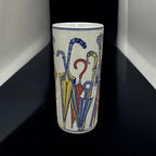 Multi Colour White Umbrella stand Ceramic Round -A Sophisticated Touch for Home