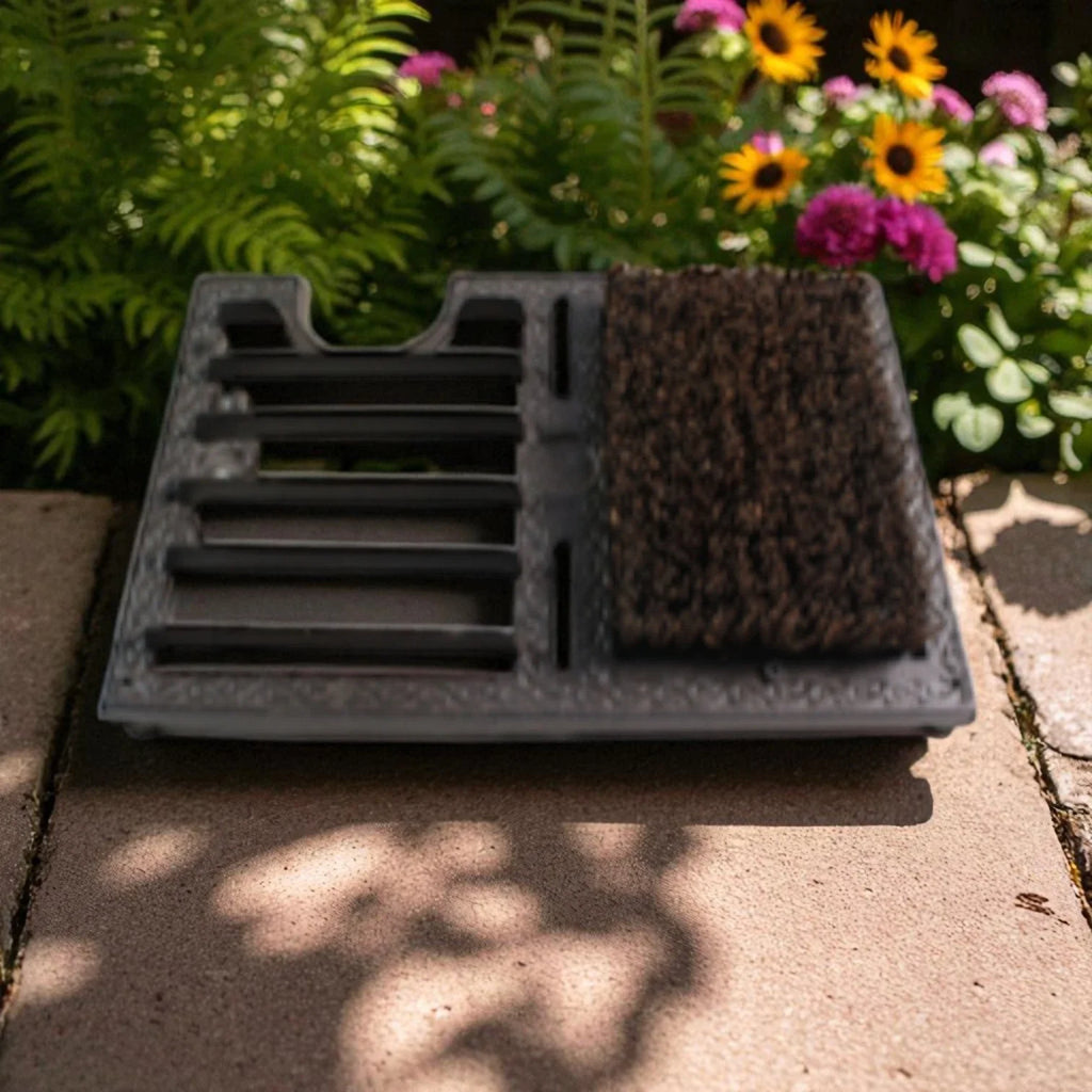 Heavy Duty Weatherproof Outdoor Cast Iron Boot Scraper Brush Decorative Classic
