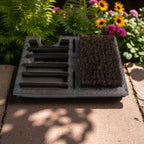 Heavy Duty Weatherproof Outdoor Cast Iron Boot Scraper Brush Decorative Classic